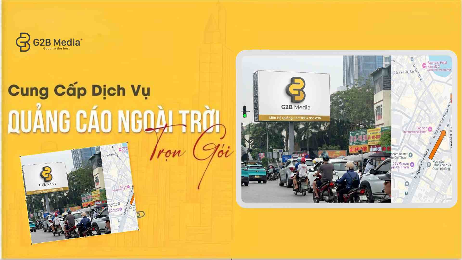 Màn hình led tại vtv - 43 nguyễn chí thanh cực lớn