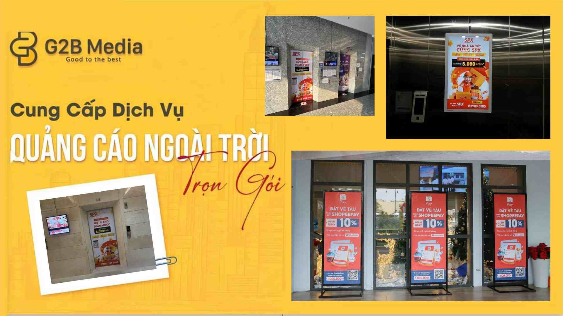 Quảng cáo thang máy tại tòa nhà văn phòng Hạng A thu hút sự chú ý
