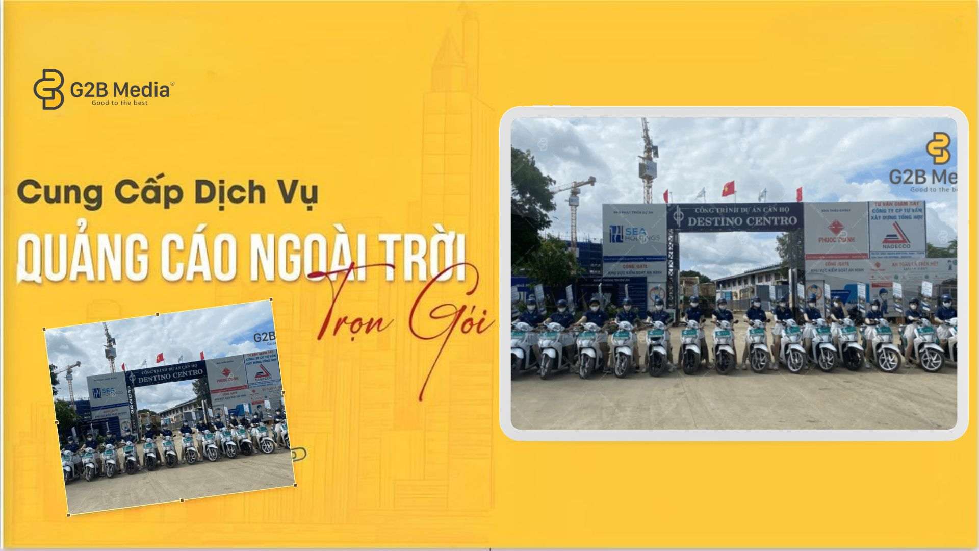 Quảng cáo roadshow là gì - Dịch vụ chạy roadshow xe máy chuyên nghiệp tại G2B Media