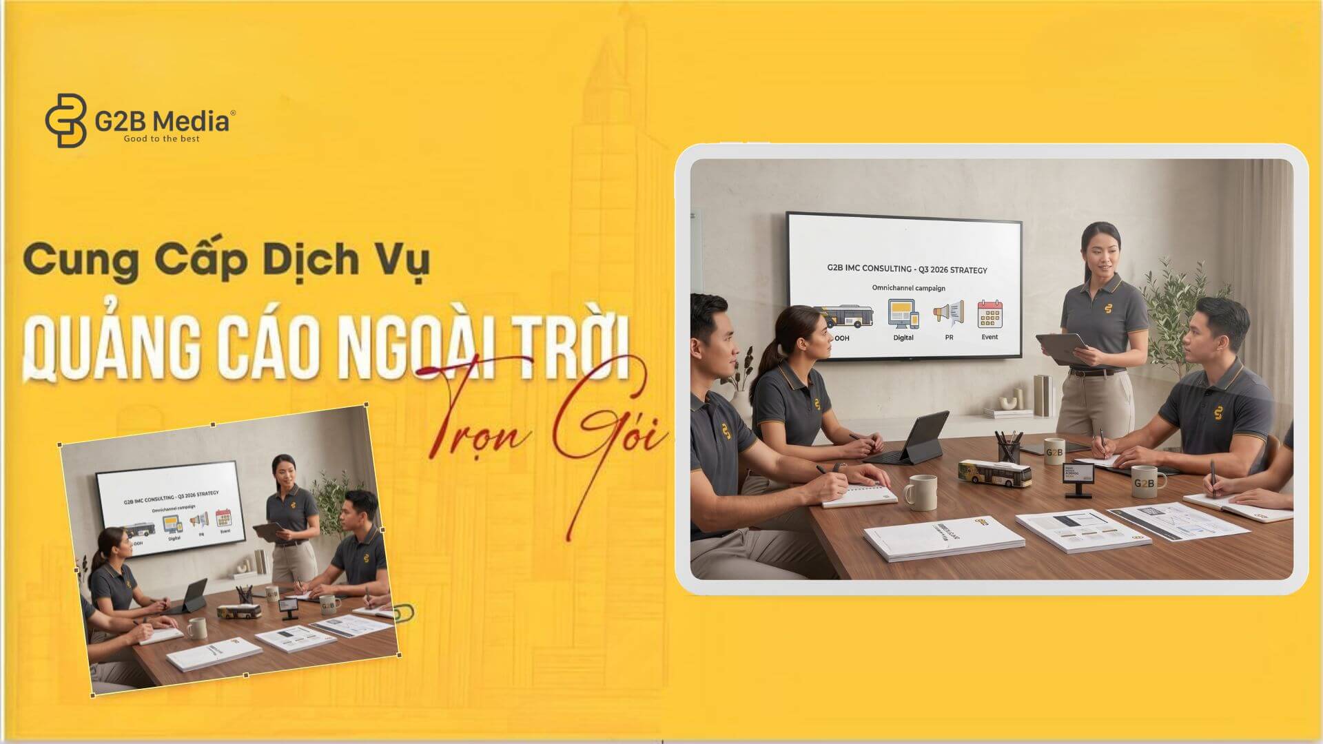 Chuyên gia tư vấn cho khách hàng hiểu rõ IMC là gì của G2B Media