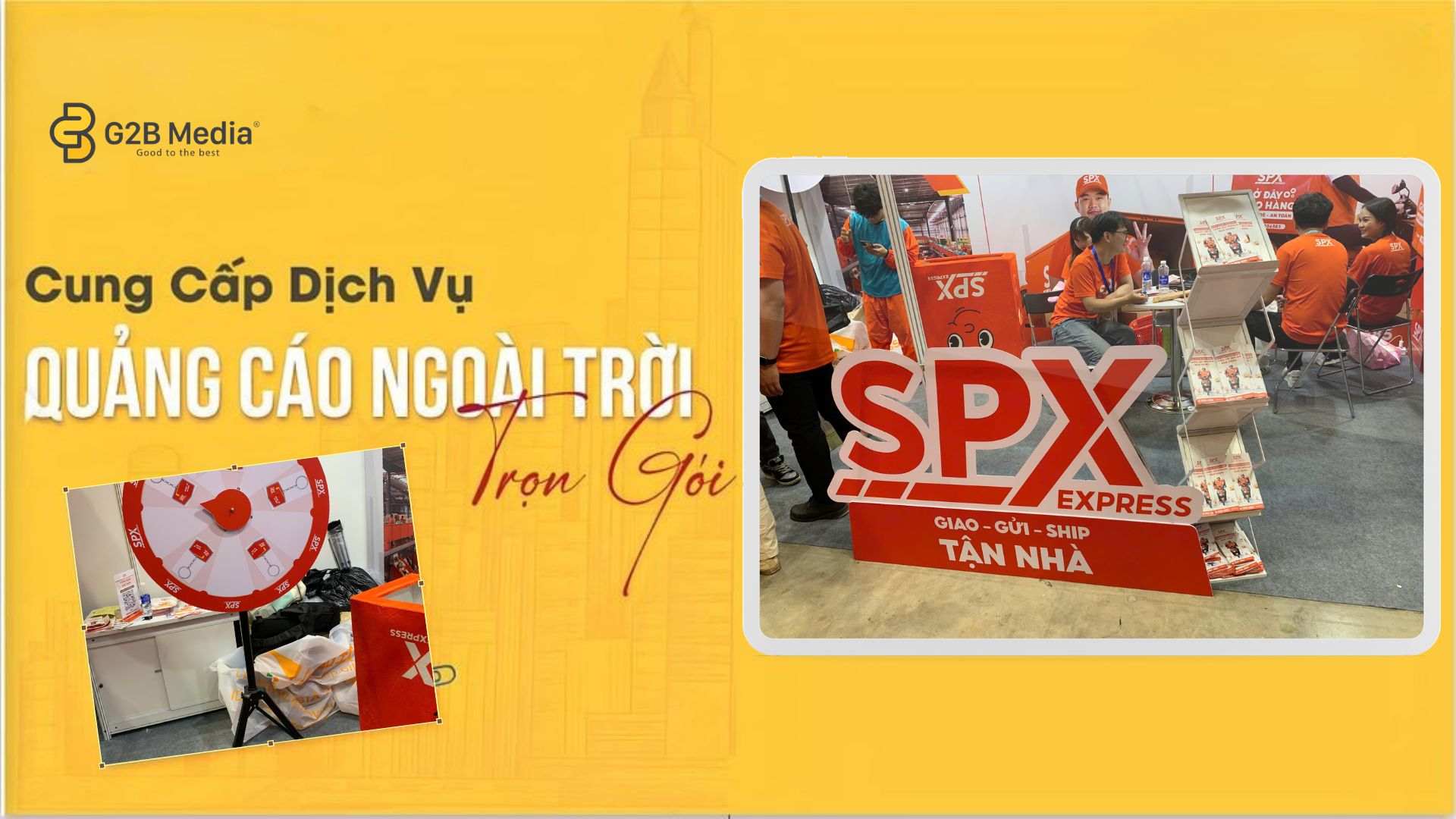 Trải nghiệm thực tế trò chơi vòng quay may mắn cùng SPX tại Activation booth