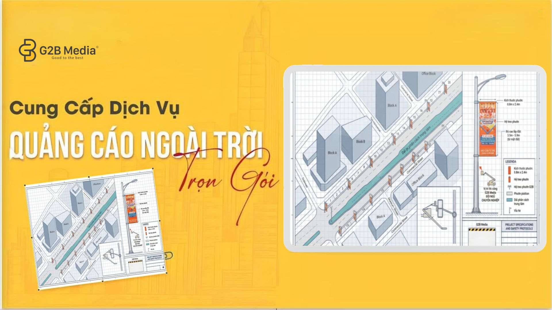 Tác động của quy hoạch đô thị và địa hình đến vị trí treo phướn quảng cáo