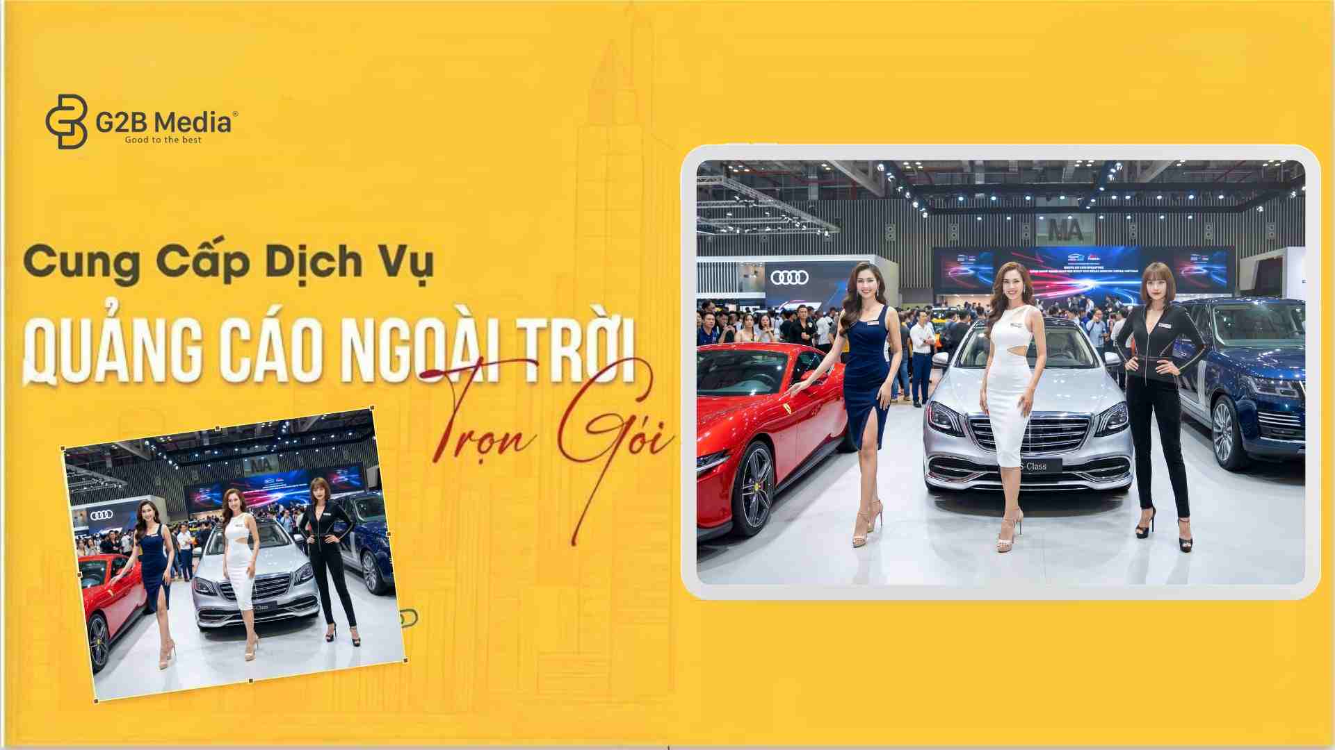 PG cho sự kiện triển lãm ô tô quy mô lớn