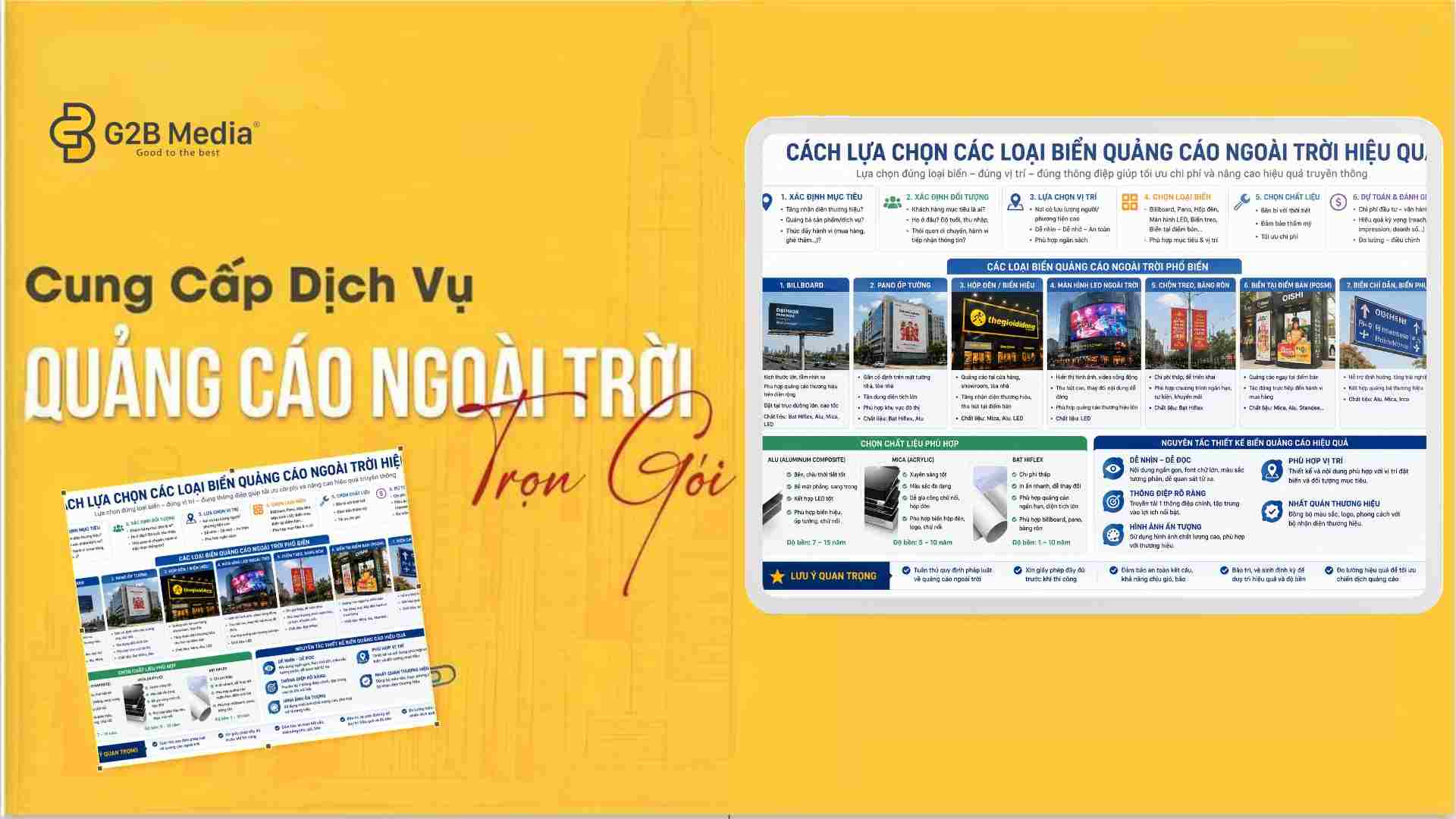 Nghiên cứu lưu lượng giao thông để chọn các loại biển quảng cáo ngoài trời hiệu quả