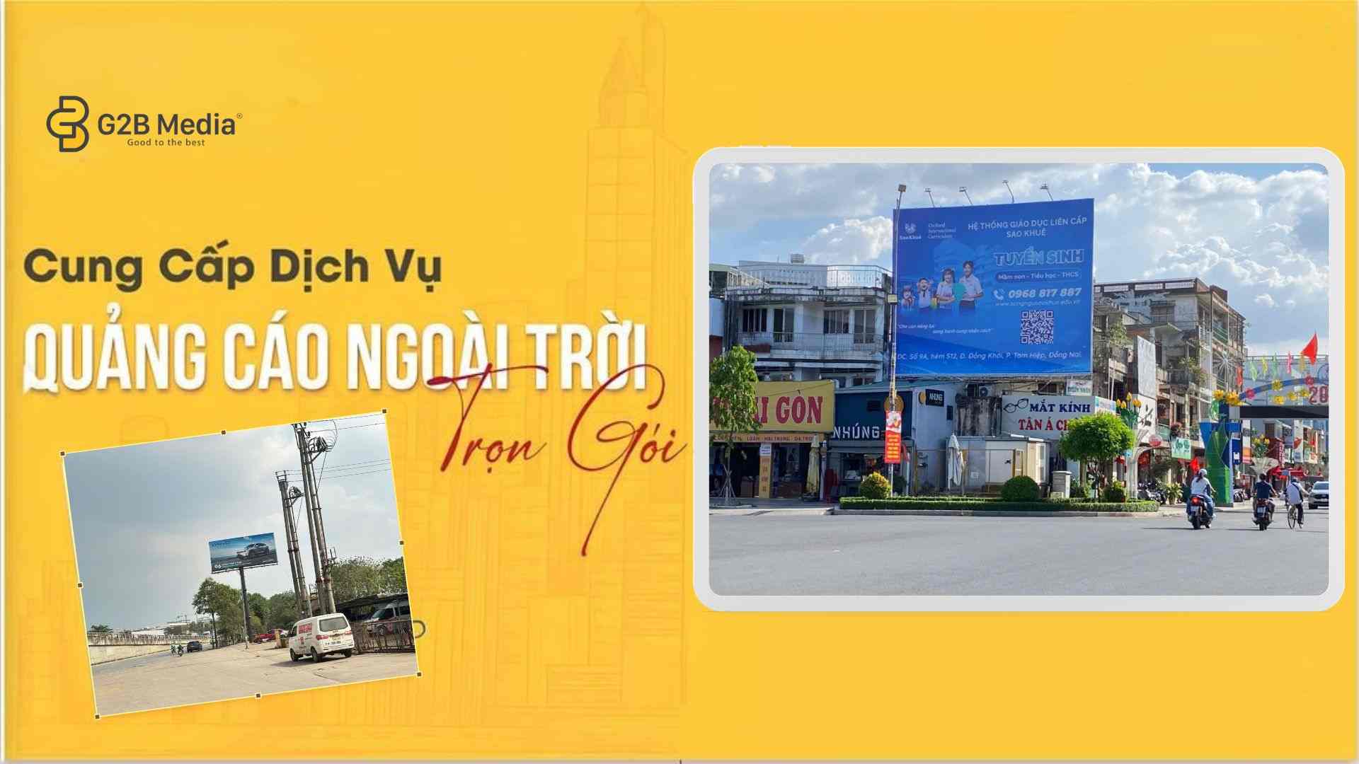 Mẫu biển quảng cáo ngoài trời (Pano) ấn tượng