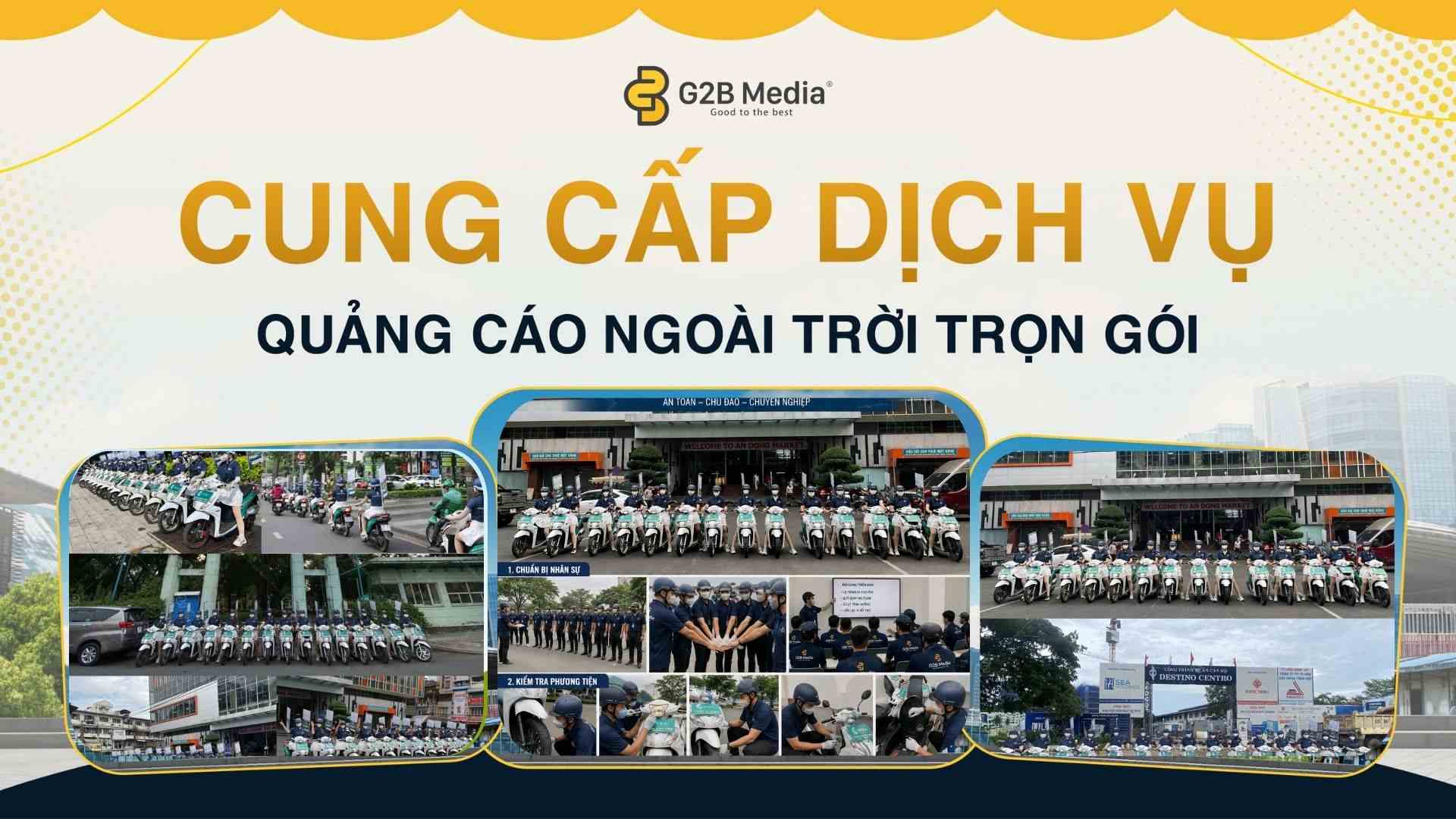 Đội ngũ PG chạy chiến dịch roadshow xe máy.
