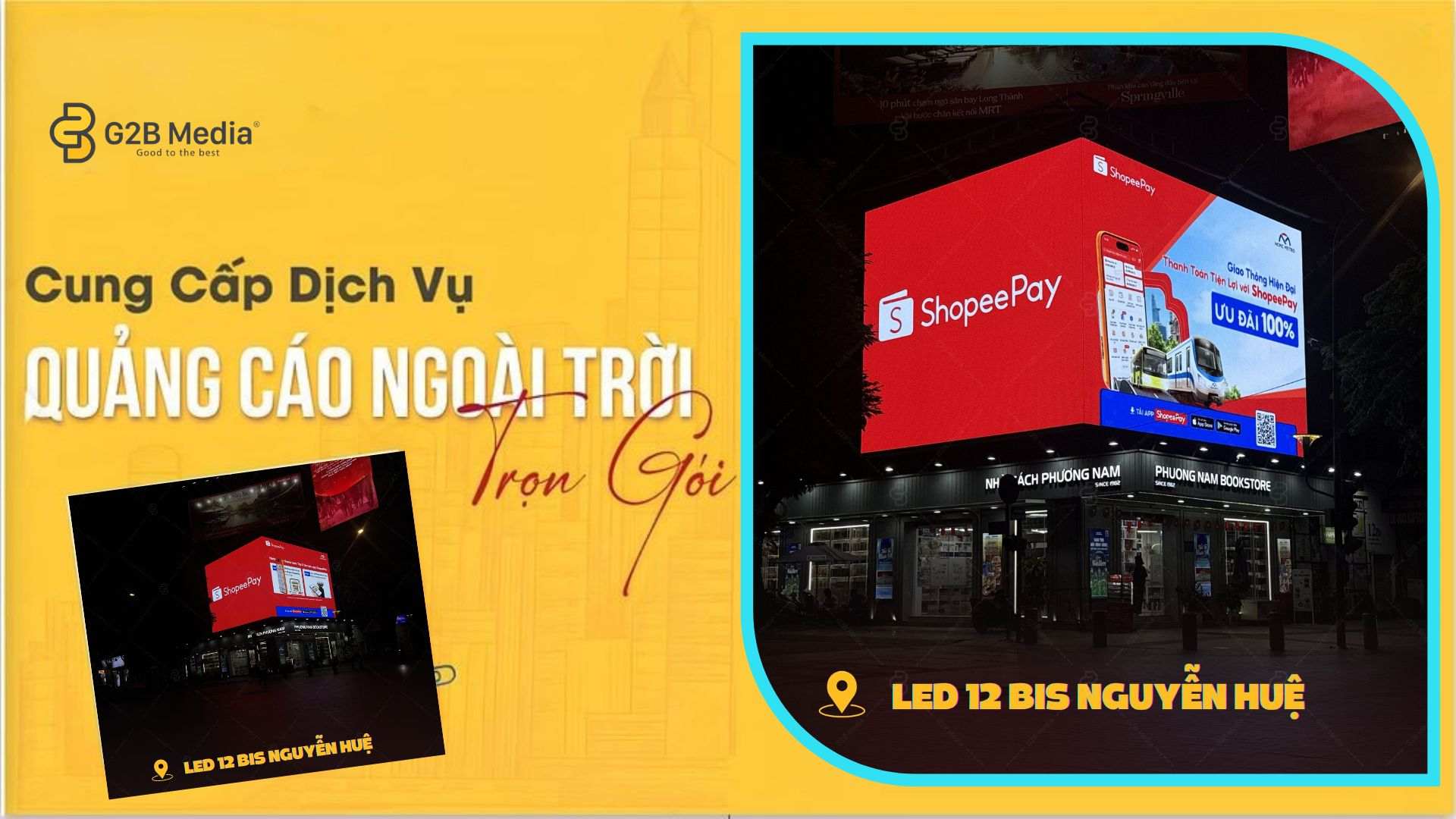 Dịch vụ quảng cáo OOH chuyên nghiệp G2B Media tại TP.HCM