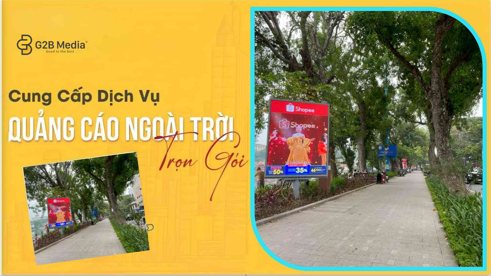 Dự án DOOH Shopee G2B Media
