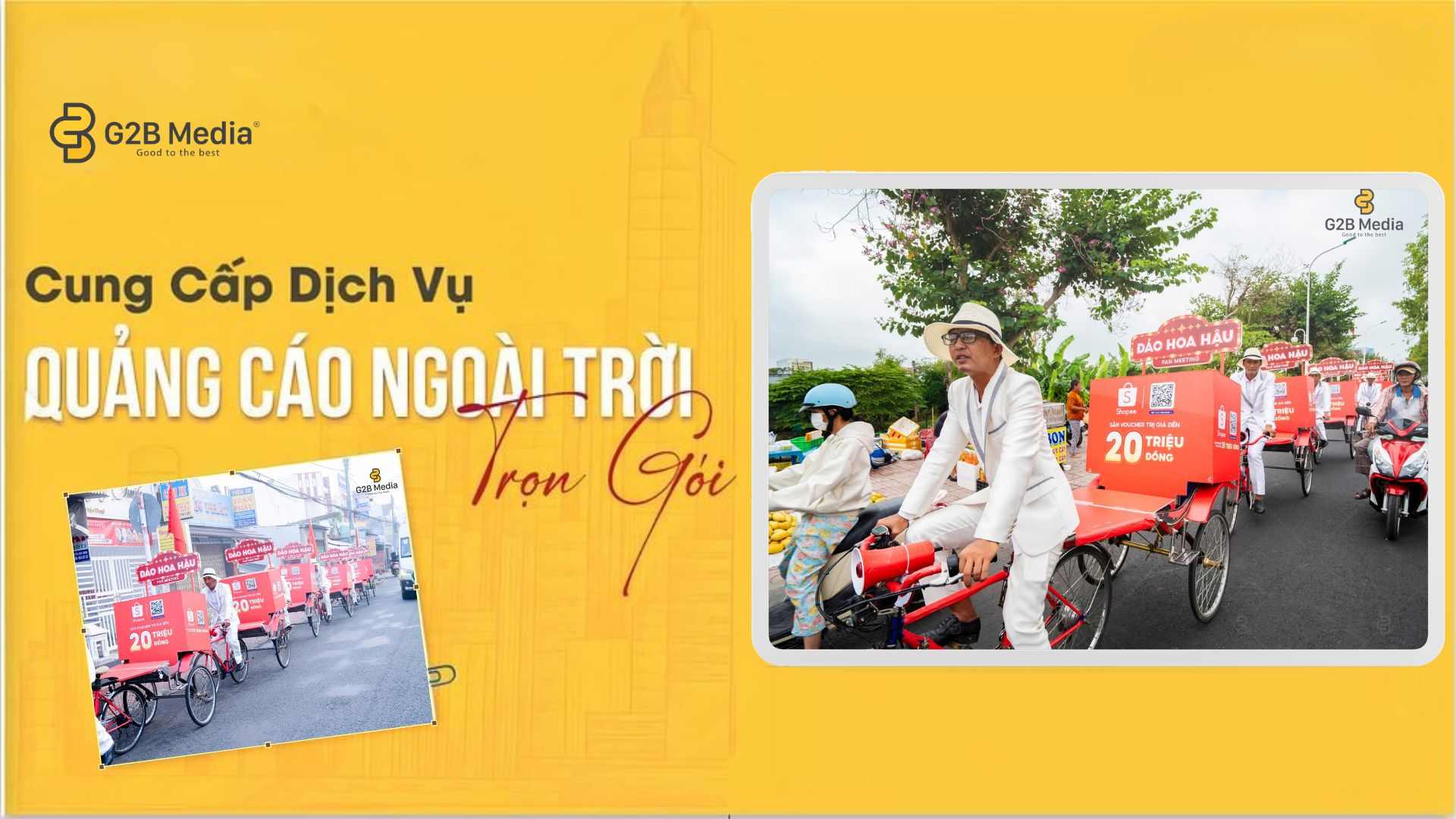 hình thức roadshow xích lô