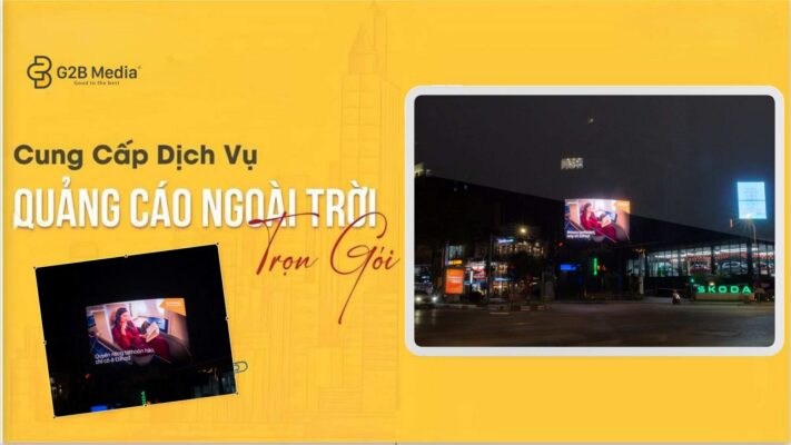 Nghiệm thu Quảng cáo LED TID Center 4 Liễu Giai Etihad Airways của G2B Media thực hiện