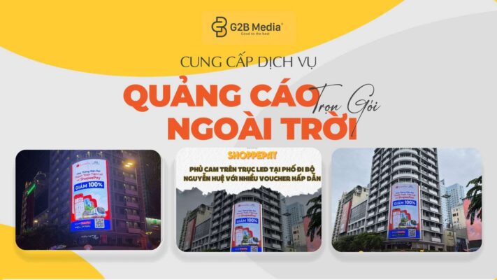 Quảng cáo LED ShopeePay Nguyễn Huệ G2B Media phủ sóng toàn bộ phố đi bộ