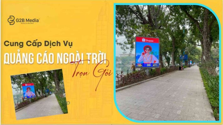 Quảng cáo LED standee Đinh Tiên Hoàng