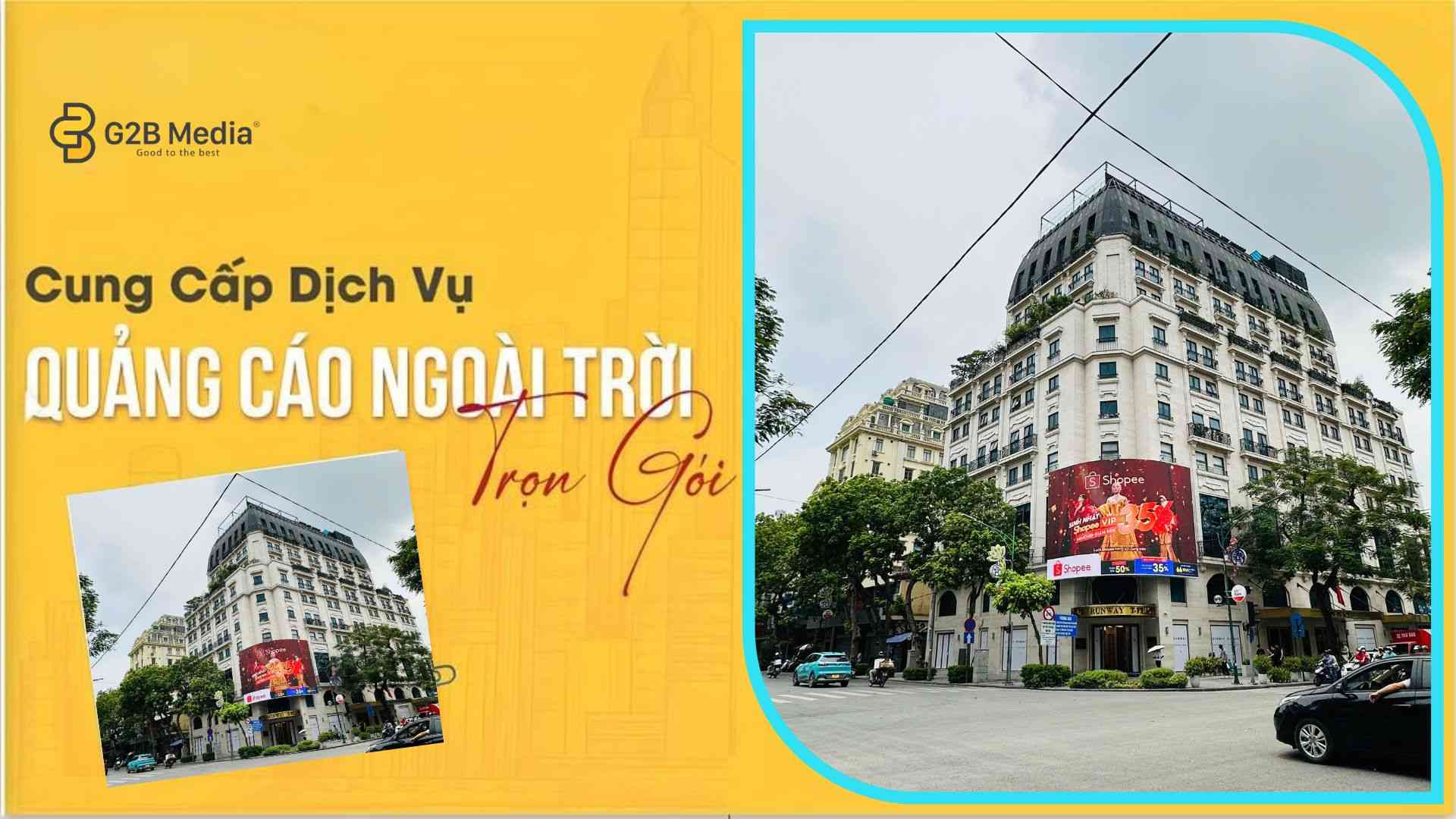 Quảng cáo LED T Place Shopee Siêu Sale 6.6.2026 | G2B Media
