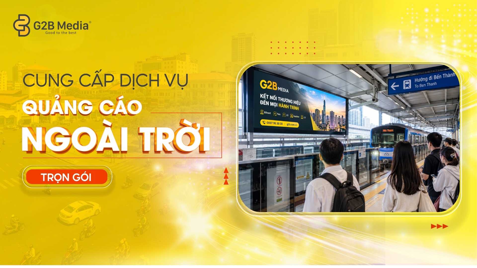 Quảng cáo metro là kênh truyền thông OOH đắc địa.