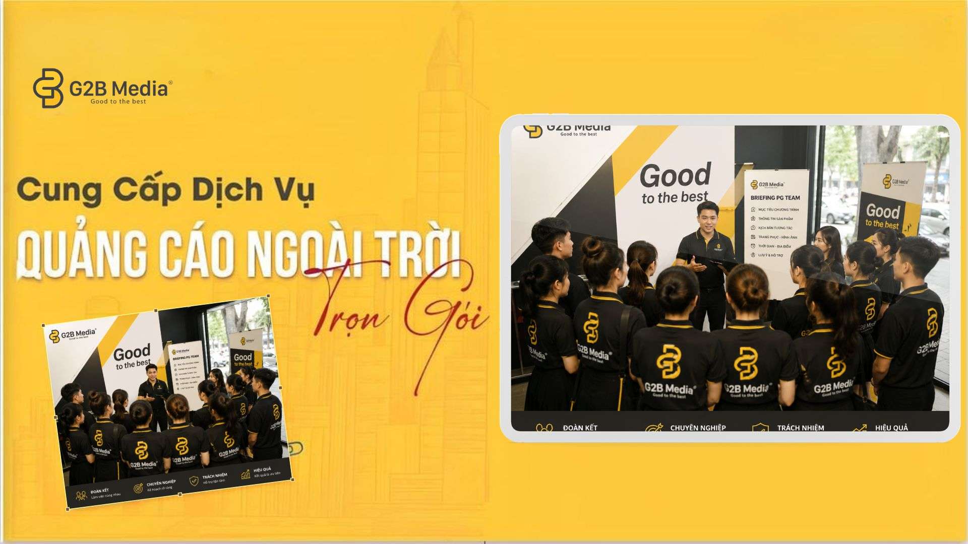 Quản lý sự kiện và nhận sự vận hành chạy roadshow