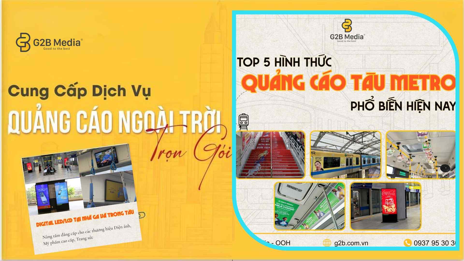 Top 5 Hình Thức Quảng Cáo Tàu Metro Hiệu Quả Nhất