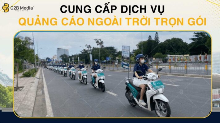 Dịch vụ chạy roadshow xe máy chuyên nghiệp tại G2B Media