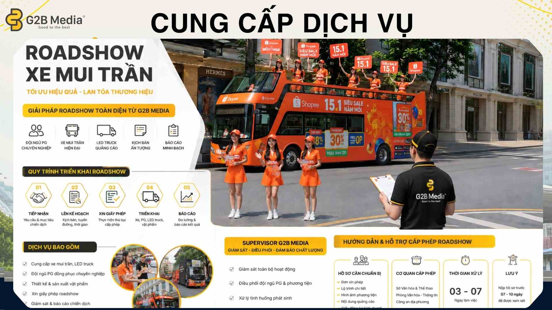 Hướng dẫn tổ chức sự kiện và cấp phép roadshow
