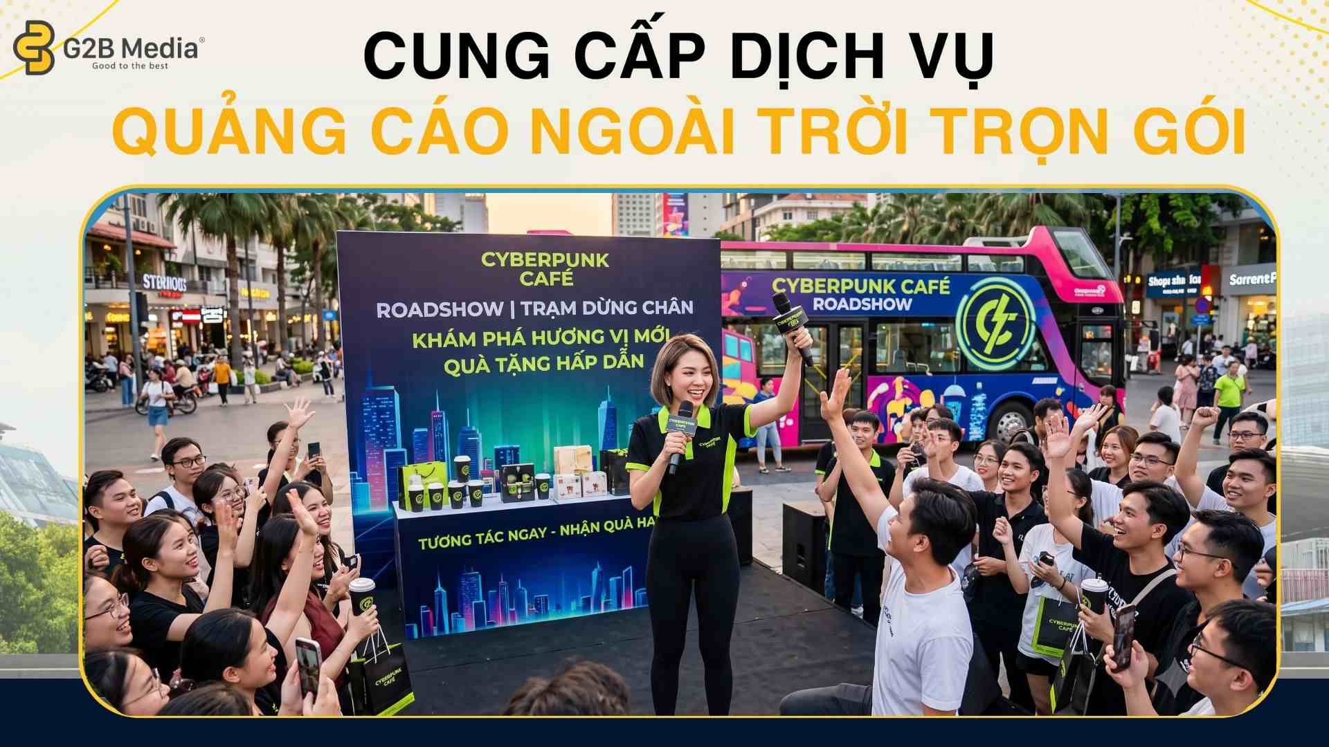 Kịch bản MC roadshow thu hút tại điểm dừng