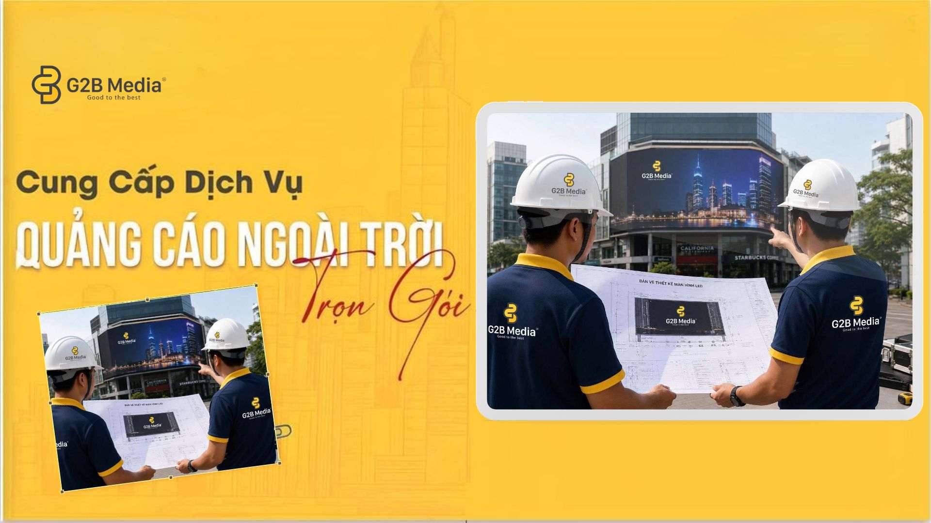 Quy trình thi công lắp đặt màn hình LED ngoài trời chuẩn kỹ thuật