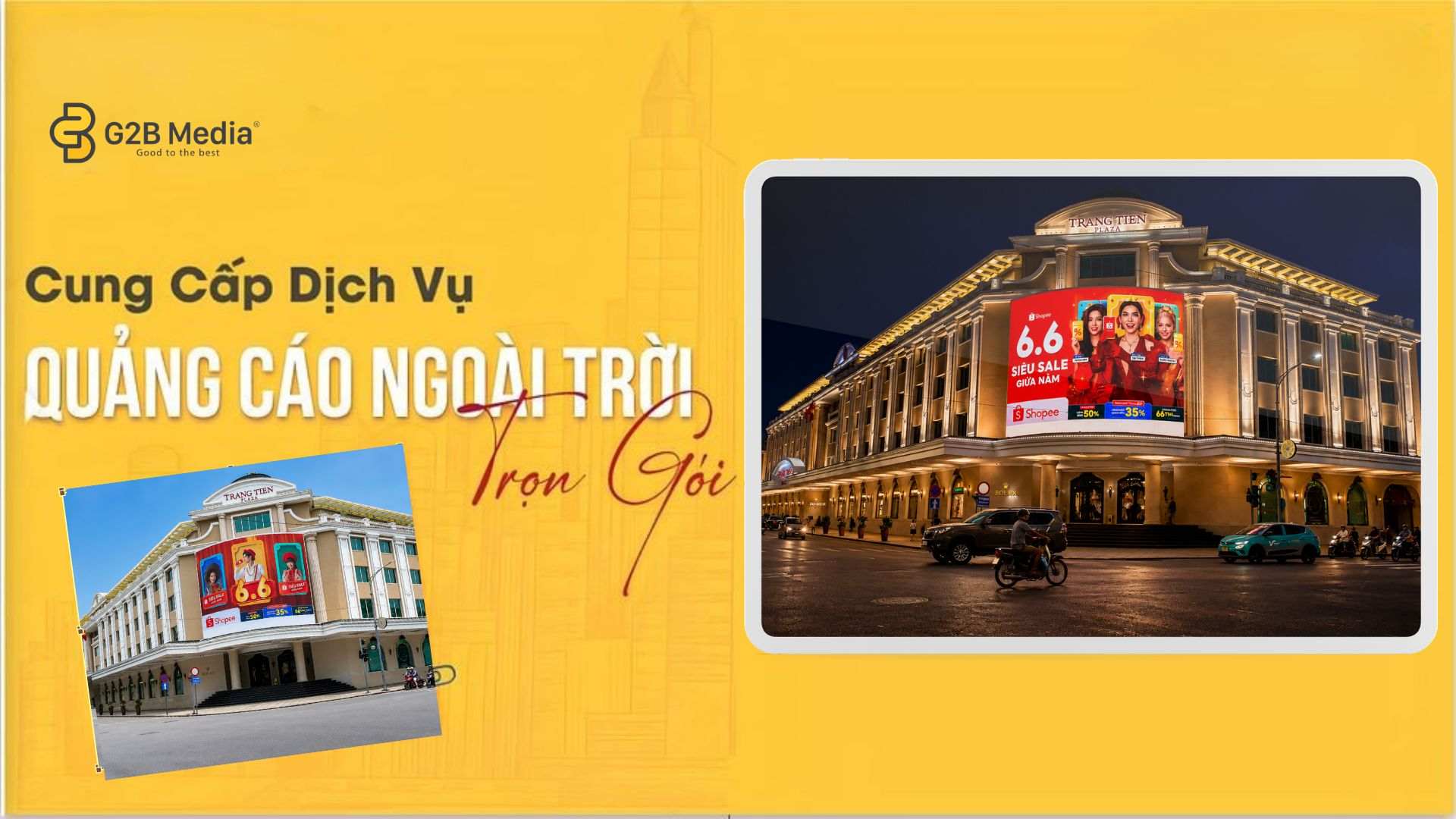 Kinh nghiệm chọn mua màn hình LED quảng cáo ngoài trời G2B