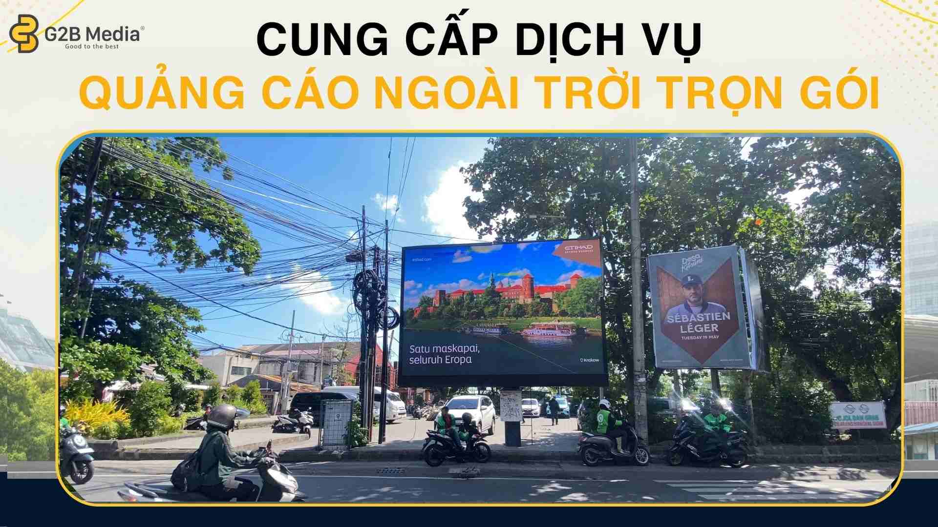 Quảng Cáo LED Pantai Berawa Bali Etihad
