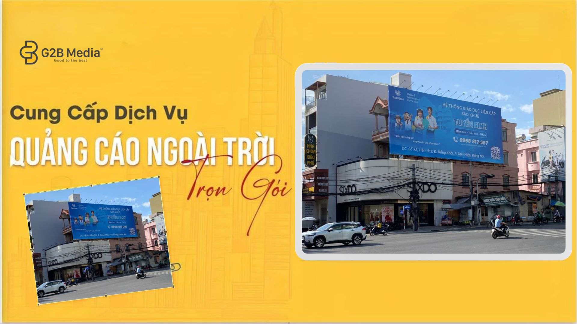 G2B Media tư vấn xin giấy phép lắp đặt biển hiệu quảng cáo ngoài trời