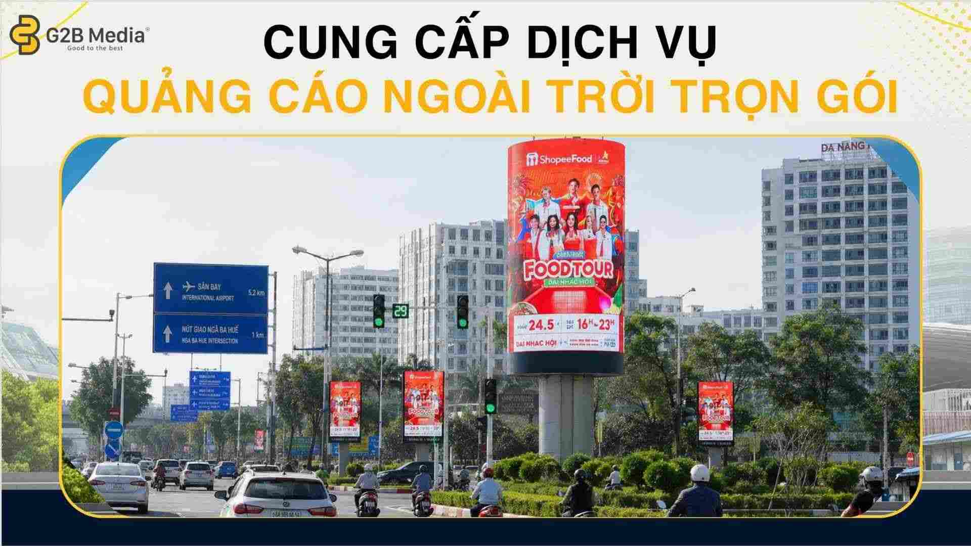 Khu vực cửa ngõ sân bay luôn thu hút lượng lớn phương tiện qua lại.
