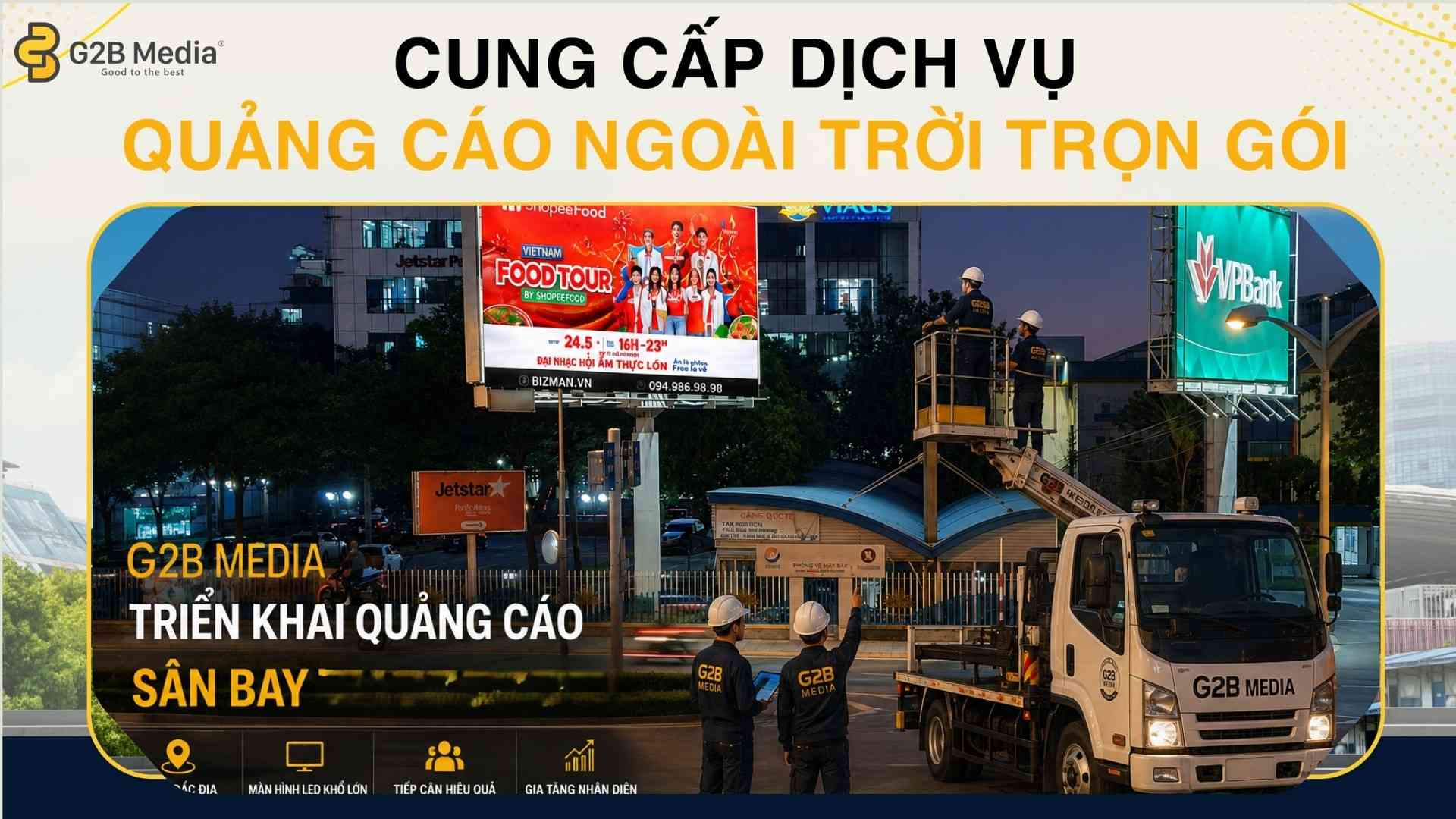 Billboard quảng cáo ngoài sân bay đà nẵng