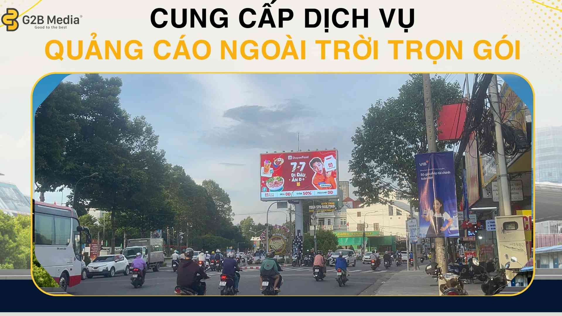 Chiến dịch ShopeeFood 7.7.2026 Đi Đâu Ăn Đó tại bảng LED Mũi Tàu Đồng Nai.