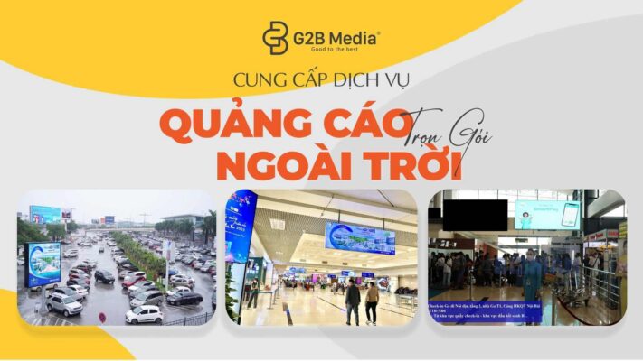 Quảng cáo sân bay nội bài.