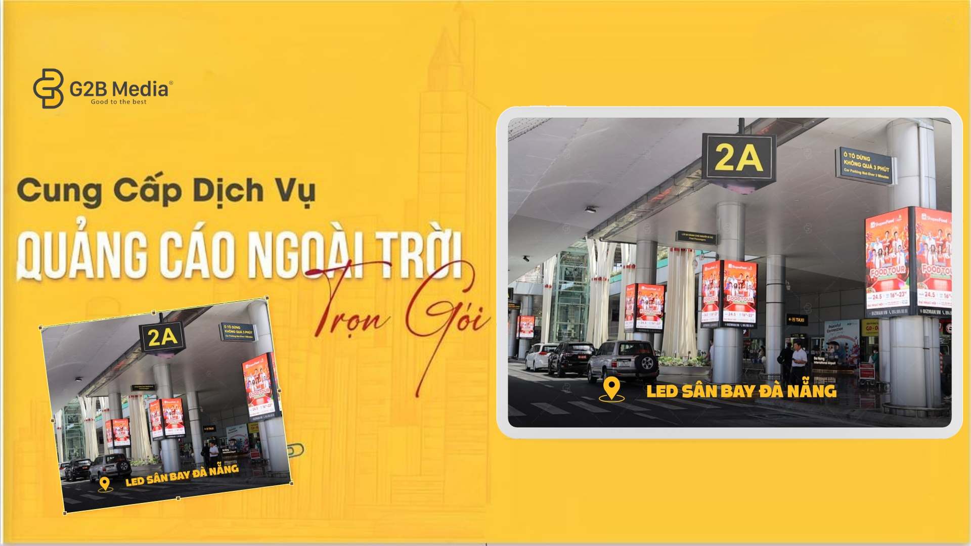 Quảng cáo sân bay là hình thức quảng cáo ngoài trời cao cấp nhắm đến khách VIP