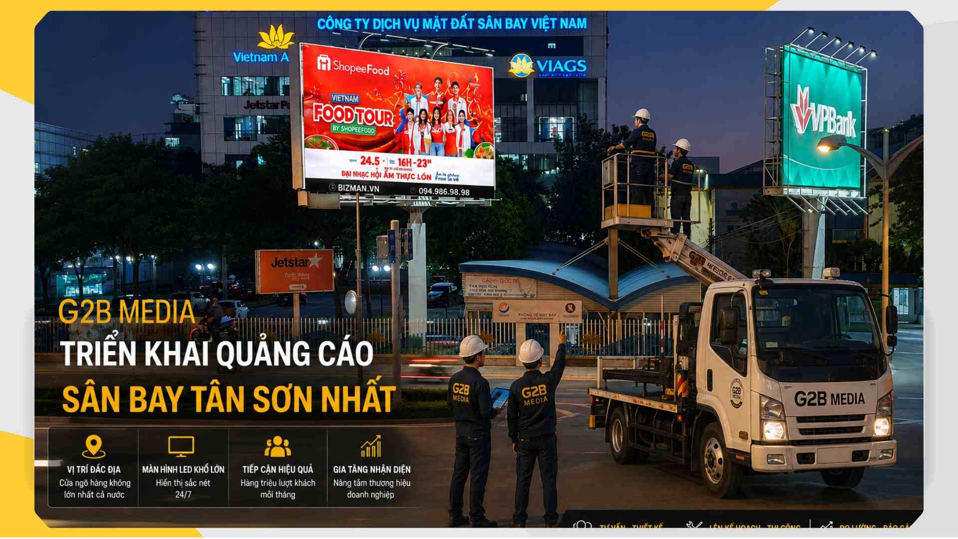Thi công biển quảng cáo ngoài trời đà nẵng.