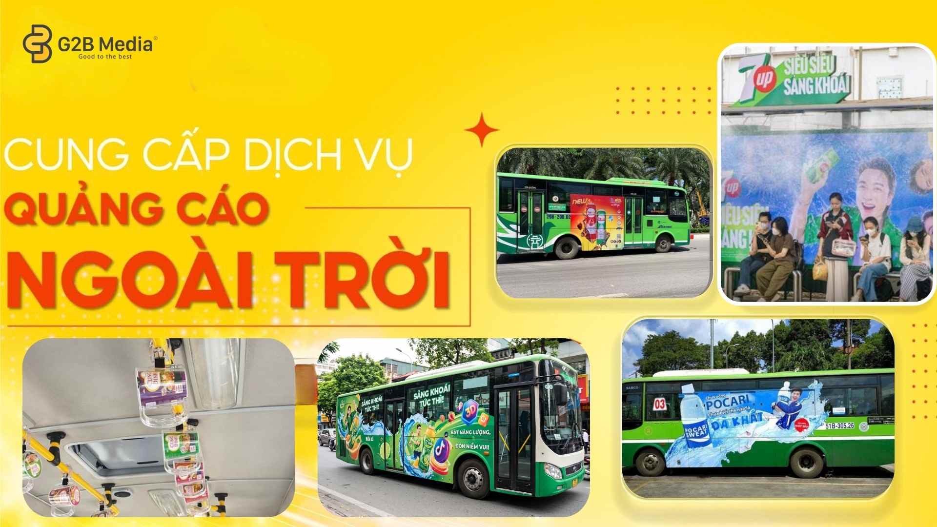 Các hình thức quảng cáo xe bus phổ biến và hiệu quả nhất.