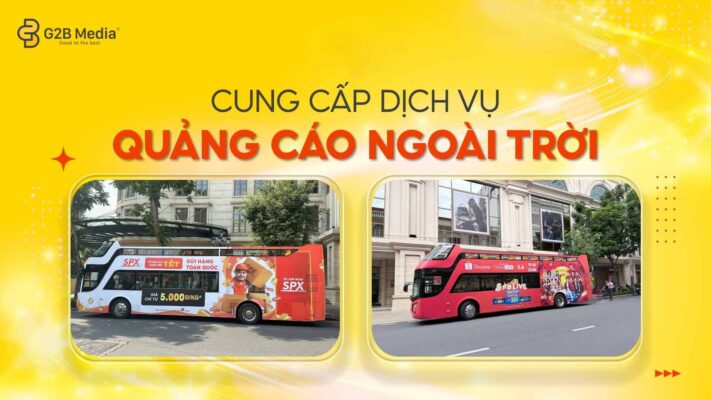 Dự án quảng cáo xe bus Shopee x G2B Media.
