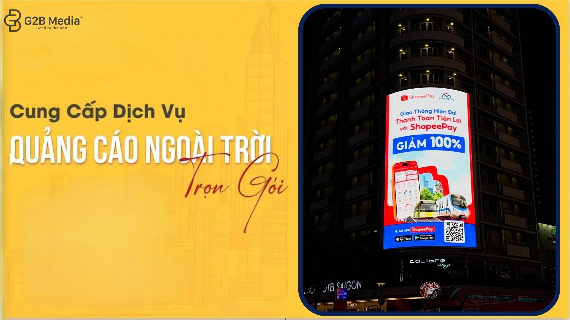 Chiến Dịch Hướng Dẫn Thanh Toán Tap & Go Trên App ShopeePay Tại Bảng LED 66 Nguyễn Huệ.