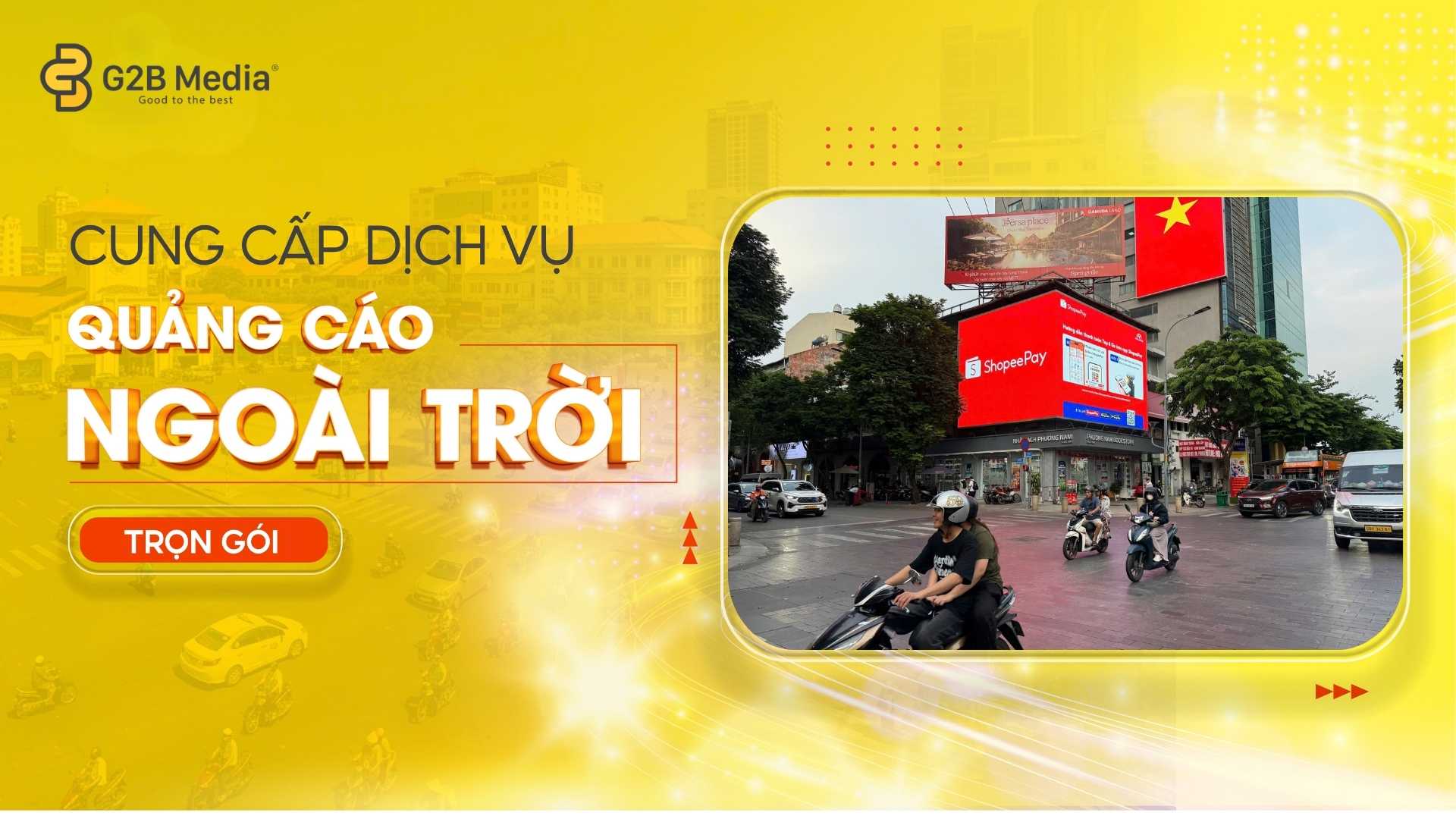 Chiến dịch quảng cáo LED ShopeePay thanh toán Metro Tap & Go.
